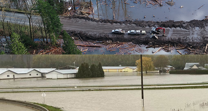 BC Flood images from Gov't of BC