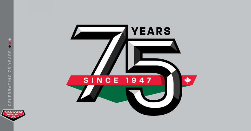 Van Kam 75th Anniversary Logo