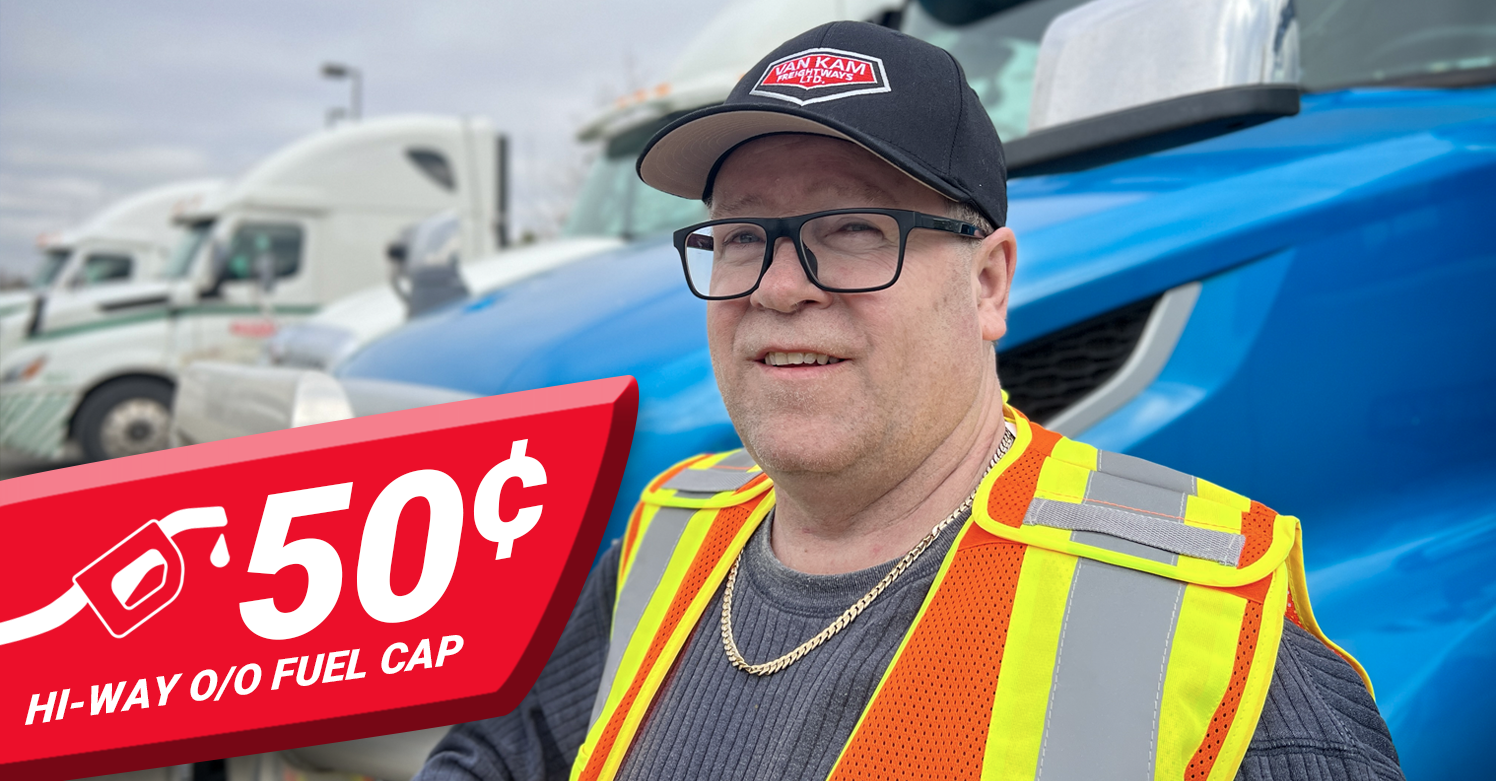 Owner Operator 50 cent fuel cap